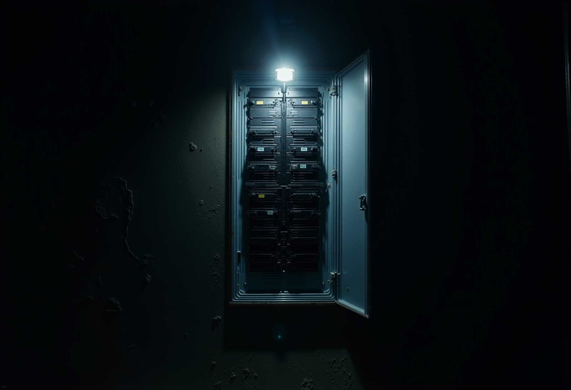 Panel work by headlamp